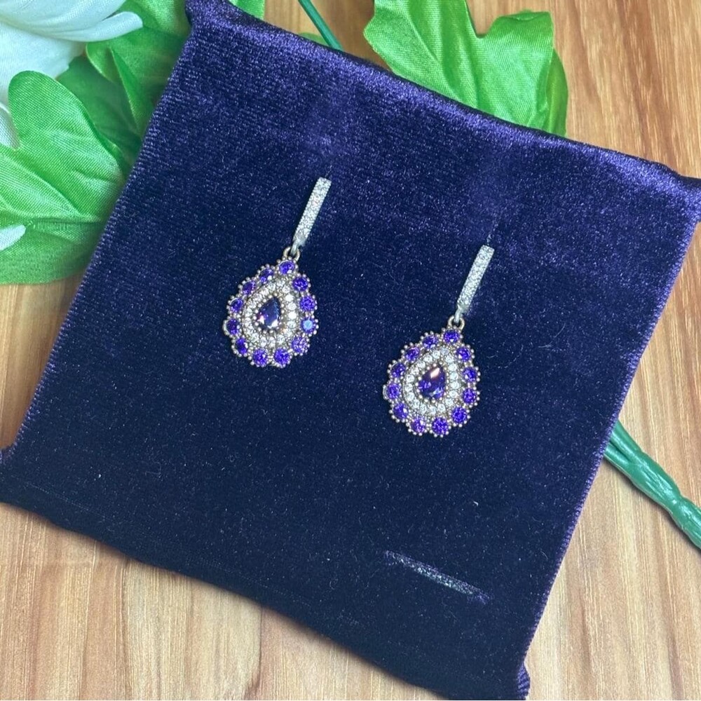 925 Sterling Silver Turkish Vintage Earrings for Women, NEW, Antique, Handmade